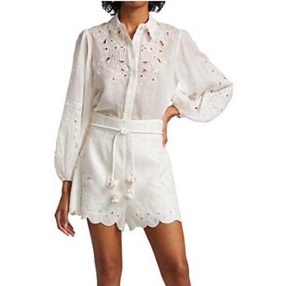 Zimmermann Nina Shorts Size Zimmermann 2 - Picture 2 of 5